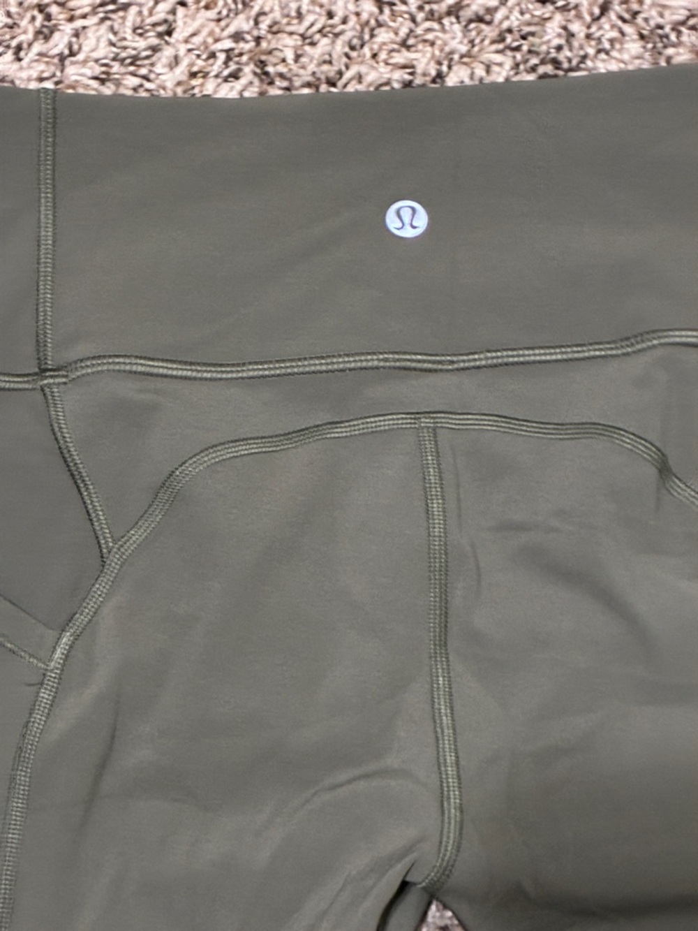 lululemon athletica Olive Green High-Rise Leggings